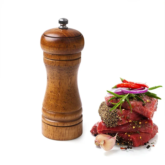 Eco-Friendly Classical Wooden Spice Mill 2