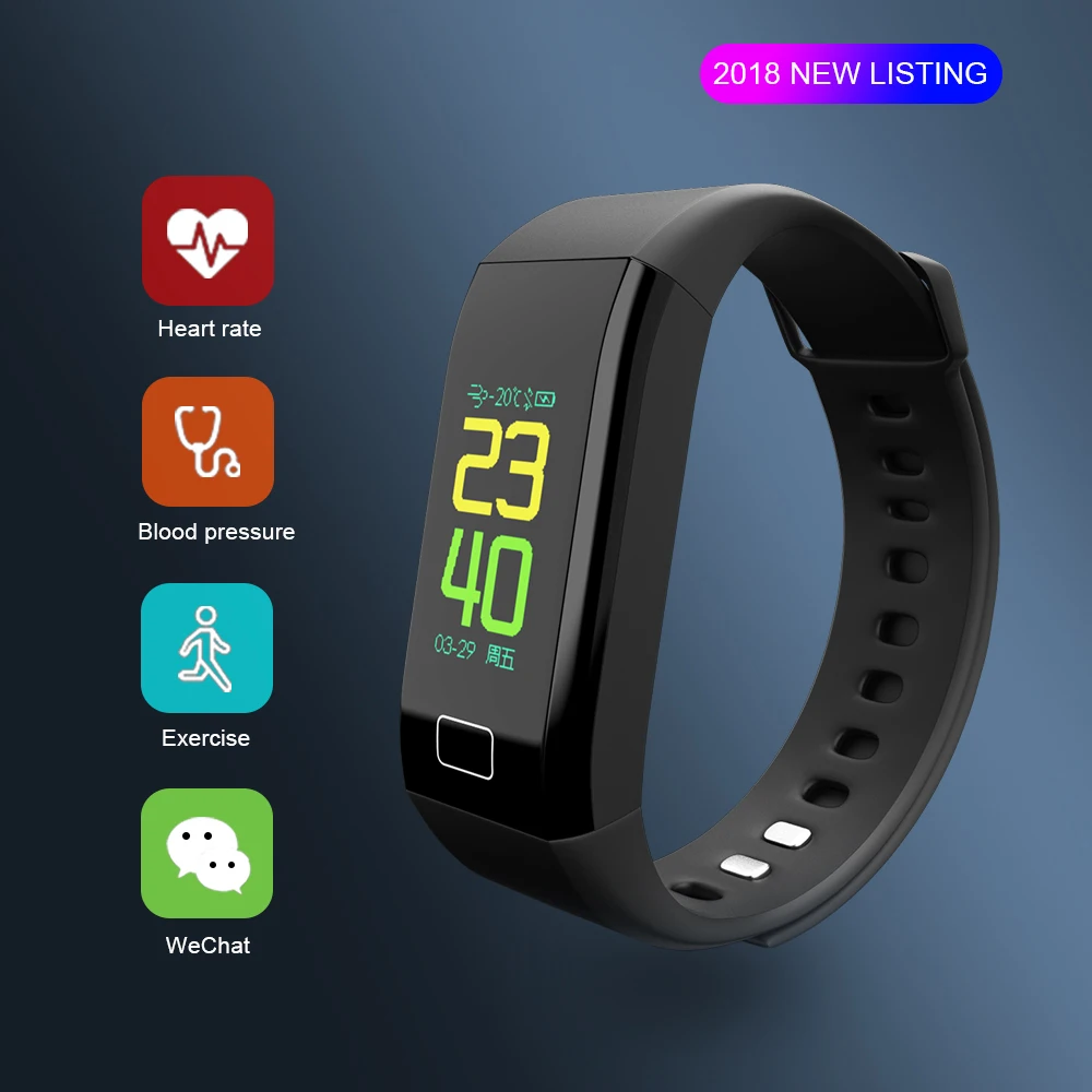 Смарт фитнес браслет с Давление измерения шагомер Smart Band трекер Reloj Inteligente Pulsometro