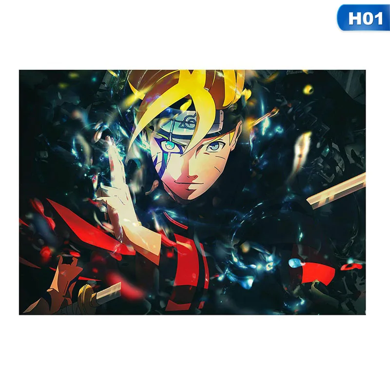 Винтаж Ретро аниме мультфильм постер Naruto бумага с покрытием комиксы Boruto Mitsuki