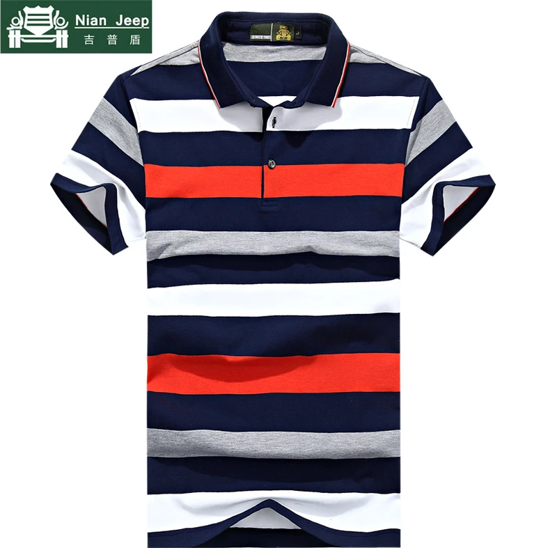 ブランド ストライプポロシャツ男性高品質のトップ Tシャツメンズポロシャツビジネスの男性の服プラスサイズ M 3xl ポロオム ポロ Aliexpress