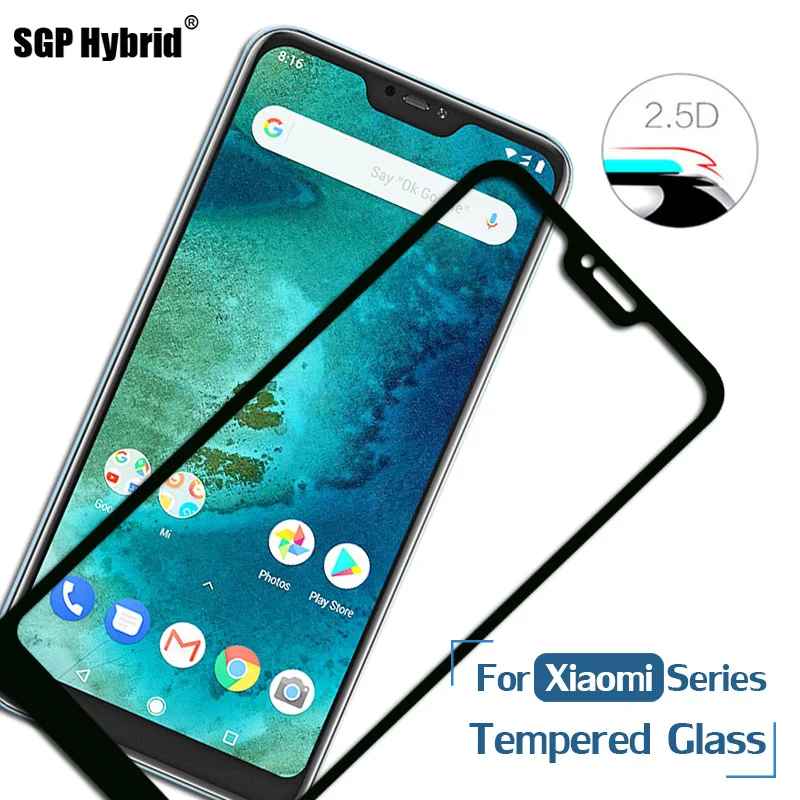 

Full Cover For Xiaomi mi A2 lite A2lite Tempered Glass Scren Protector For Xiaomi MiA2 lite A 2 lite 2lite protective glass Film