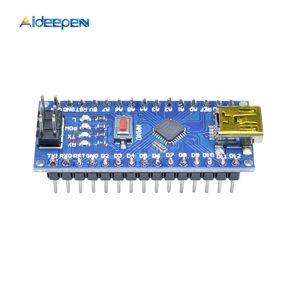 Nano 3,0 мини-usb драйвер ATmega328 ATmega328P 5 в 16 м микро плата контроллера Nano CH340 для Arduino USB кабель Замена FT232RL ISP