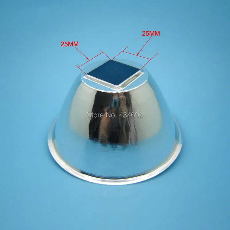 92 мм 95 мм диаметр 100 мм Алюминиевая СВЕТОДИОДНАЯ Лампа отражатель чаша чехол для 20 Вт-100 Вт 25X25 мм Высокая мощность светодиодный излучатель прожектор
