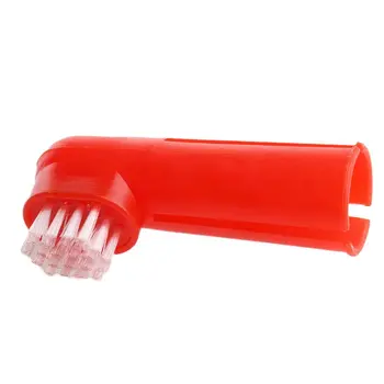 

Pet Dogs Cats Oral Dental Clean Teeth Care Hygiene Brush Soft Finger Toothbrush