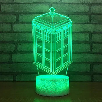 

Doctor Who LED Night Light 7 Color Change Desk Light Action Figures Boys Girls Birthday Toys