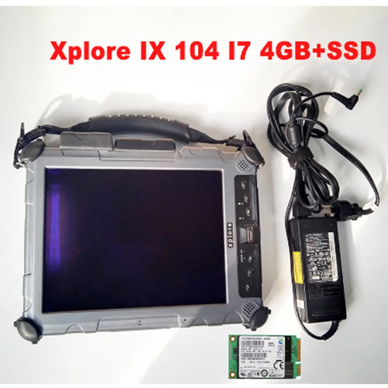 Автомобильный диагностический ноутбук xplore ix104 c5 tablet ( i7 4g) компьютер с ssd