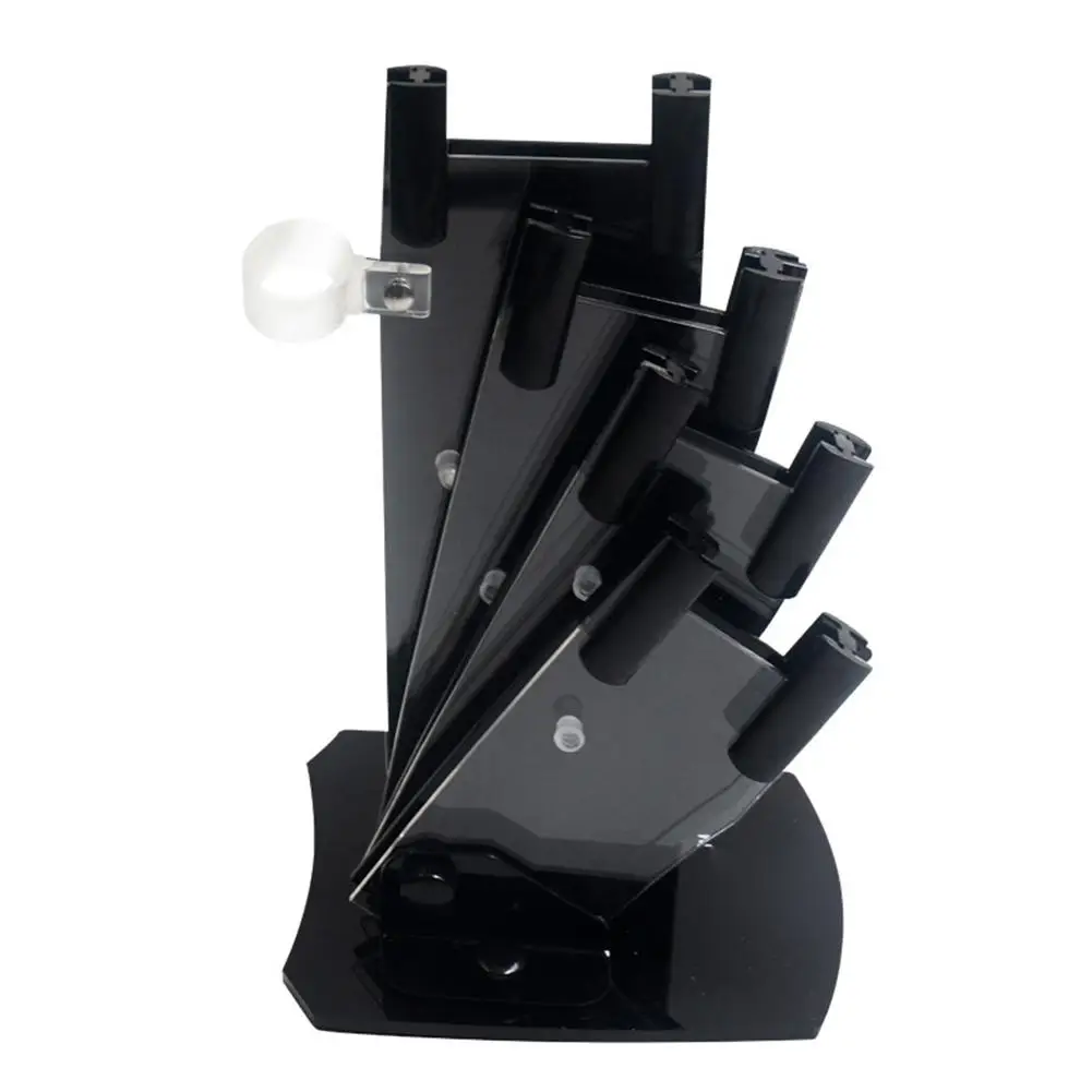 

Plastic Kitchen Knife Holder Rack Peeler Stand Block Storage Tool Accessories