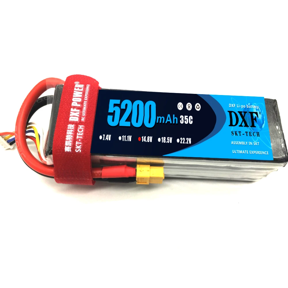 DXF 4S 14.8V 5200mAh 35C Lipo