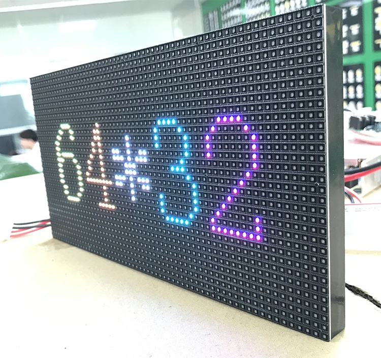 P4 Крытый полноцветный светодиодный модуль, RGB светодиодный модуль дисплея, SMD2121 Крытый светодиодный модуль, 1/16 сканирования, 256*128 мм, 64*32 точка