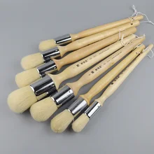 High Elasticity Oil Painting Bristle Hair Paint Brush Set Large Round Acrylic Painting Brush Bristle Hair Painting Supplies Etui High Elasticity Oil Painting Bristle Hair Paint Brush Set Large Round Acrylic Painting Brush Bristle Hair Painting Supplies Etui