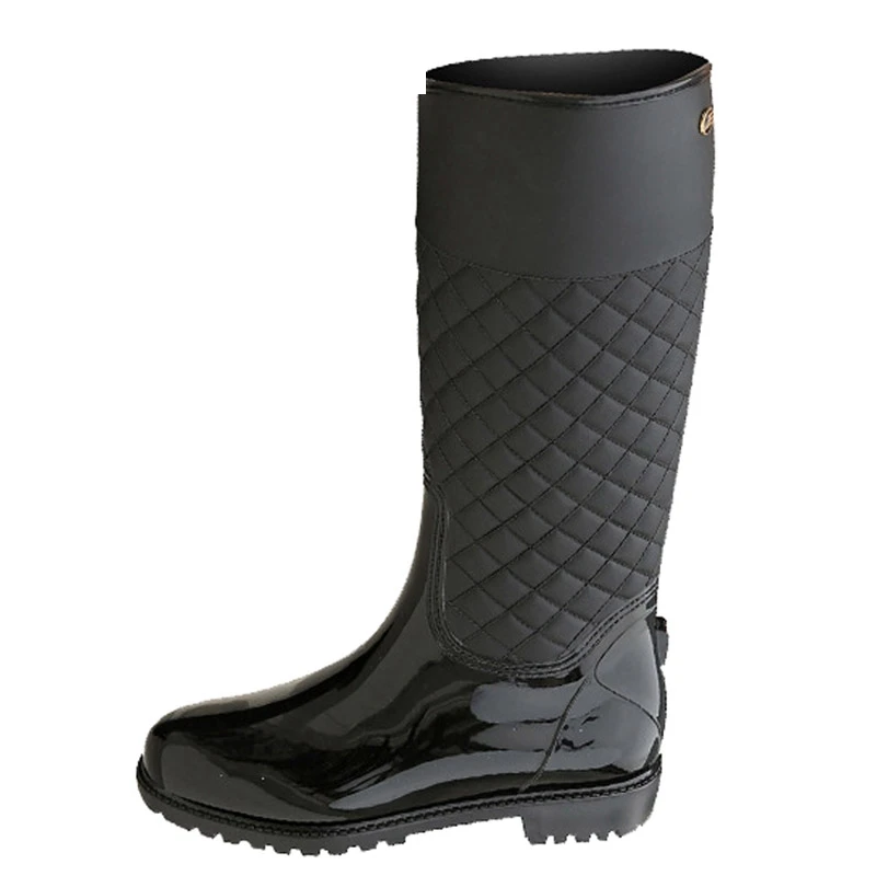 Xemonale Rain Boots Rubber Platform Shoes Woman 2016 Knee High Women Boots Casual Creepers Slip On