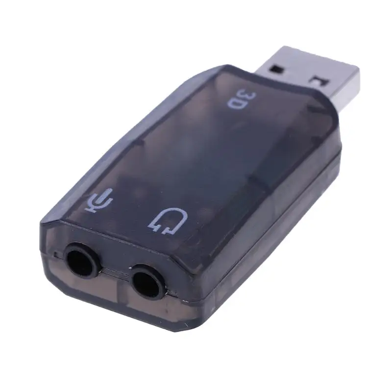 Мини Портативный USB 2 0 полноскоростной порт аналоговый 6 1 CH внешняя звуковая