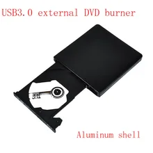 Envío Libre grabadora de dvd Externa USB3.0 móvil portátil de escritorio externo unidad de disco Duro de intercambio de aleación de aluminio negro
