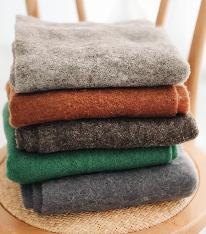 Newborn photography props pure wool felt thin blanket wrapped sermon