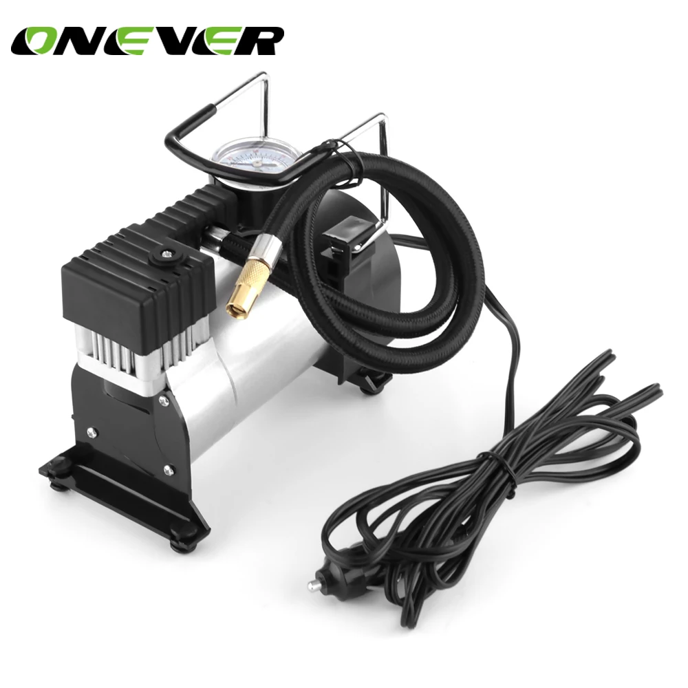 Portable 12V 150PSI Displacement 35L/Min Auto Tire Inflator Portable Air Compressor Pump With Cigarette for Cars Bicycles Balls