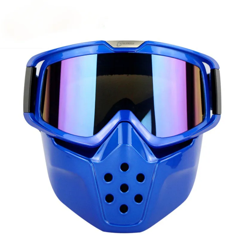 Detachable Motocross Goggles Motorcycle Protective Glasses Snowboard Men Outdoor Gafas Casco