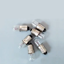 6.3 v 12 v 24 v 30 v 36 v 2 w 3 w 5 0.15a parafuso instrumento sinal indicando pequeno bulbo botão e10 interruptor lâmpada luz 10 pces