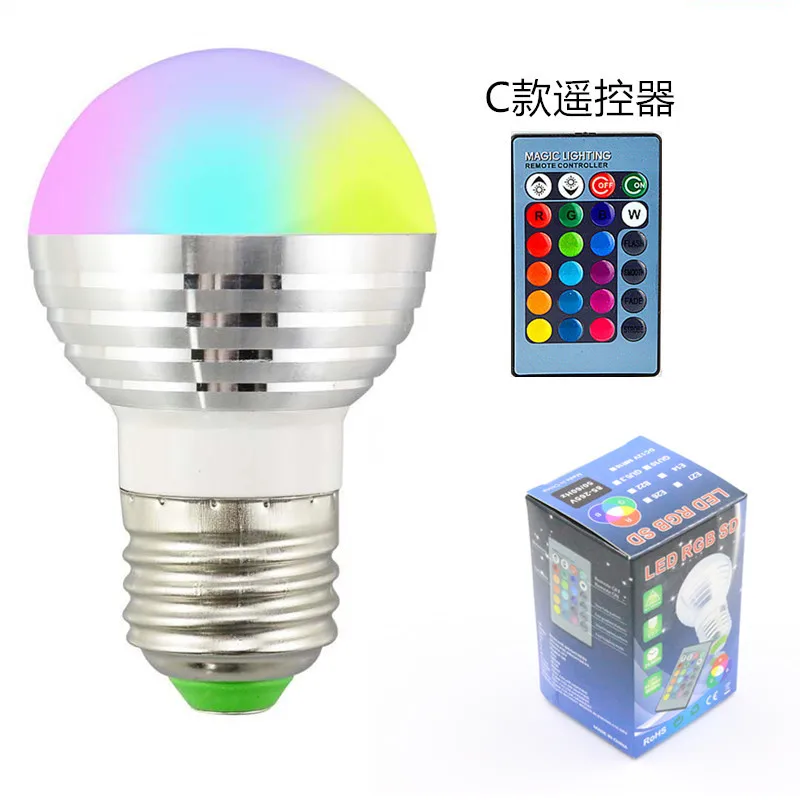 5 W 3 W RGB E27 удаленного Управление умный свет лампы яркие светодиодные лампы Home Decor Гостиная