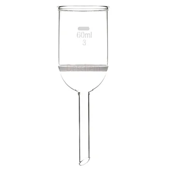 

60ml,Lab Glass Buchner Funnel,Coarse Filter,Straight Tube,Chemistry Labware