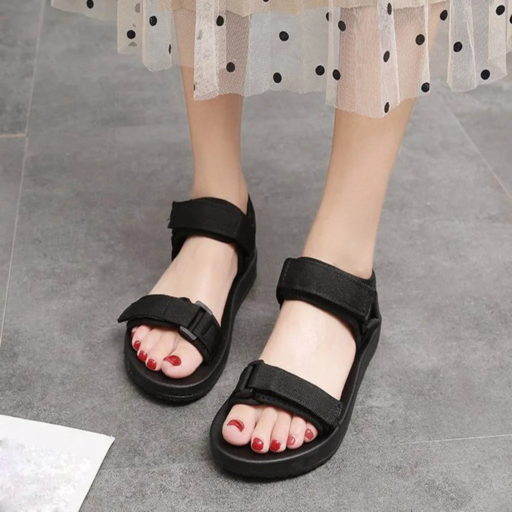 

women sandals flat casual Women's Sports Sandals Summer Student Sandals Flat Pregnant Women's Sandals summer sandals women