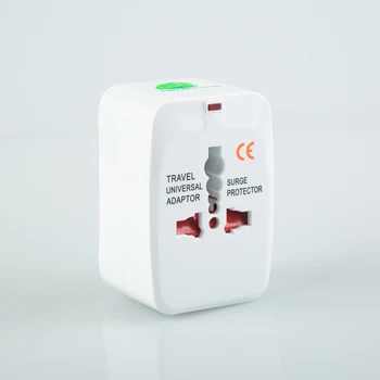 

OYGROUP Portable White Universal Travel Plug Adapter Changeover Plug Universal All-In-One Power Adapter Adaptor Charger Plug