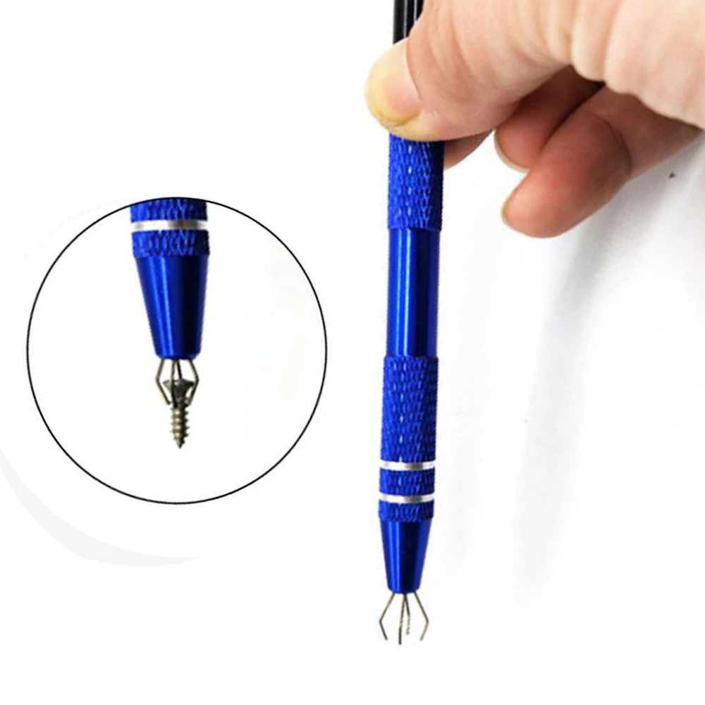 

DAYFUL Electrician Hand Tools Set Parts Gripper Pick Up Tools Four Claw Hold Tightly For Catcher IC Chip Component Metal Grabber