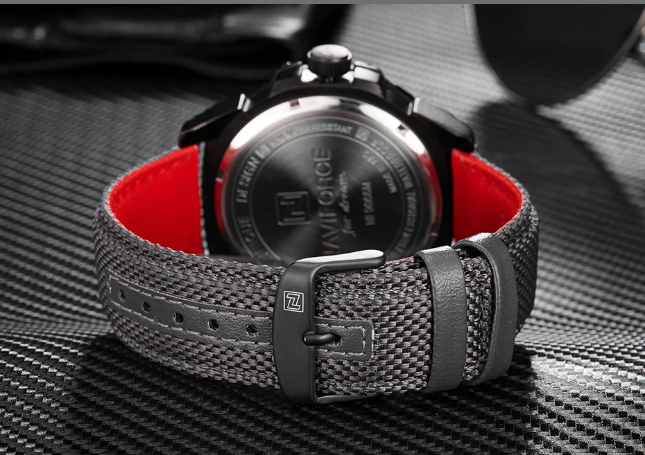 NAVIFORCE мужские часы с датой недели, спортивные мужские часы, Топ бренд, Роскошные военные армейские деловые нейлоновые кварцевые мужские часы, подарок 9066