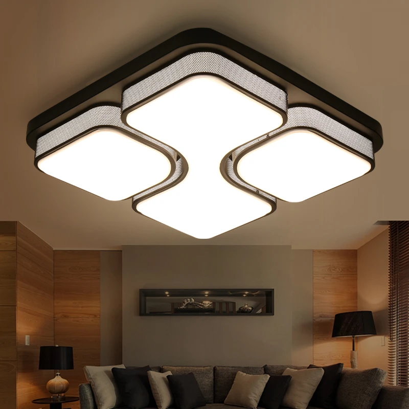 Simple Art Modern Led Ceiling Bedroom Room Plafoniere Moderne Lamp Deckenleuchten Luminarias Plafondlamp Fittings - Ceiling Lights - AliExpress