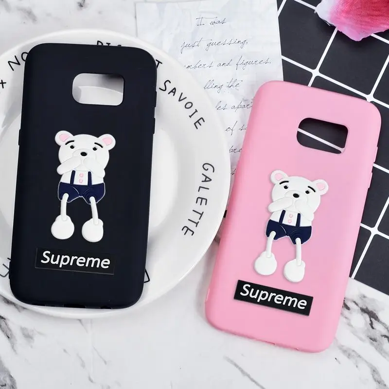 Fitted Case for Samsung Galaxy S7/S7 Edge G930F G935F Polar Bear Cover Cute Cartoon Cases Soft Silicone Back Shell Phone Capa |