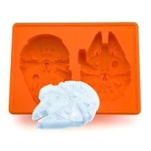 Star Wars Millennium Falcon Silicone Ice Cube Tray Chocolate Mold Kitchen Accessories