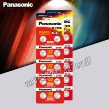 Panasonic 20 штук 1,5 V кнопочный элемент Батарея lr44 Литиевые Батарейки-таблетки A76 AG13 G13A LR44 LR1154 357A SR44