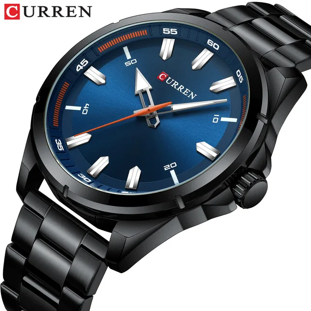

CURREN brand men quartz watch mens fashion casual business wristwatches stainless steel waterproof male clock Relogio Masculino