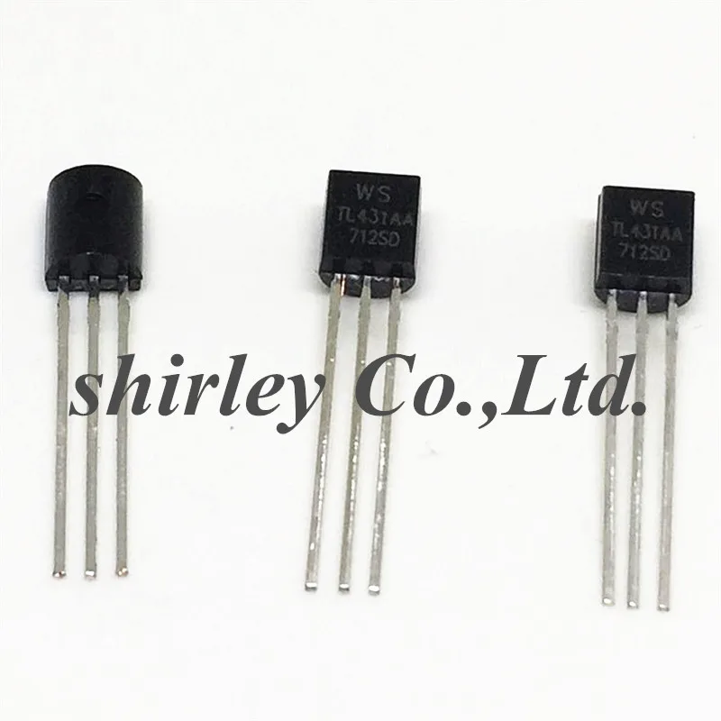 100PSC/лот TL431AA WS 431AA 431 TO92 100% новые регуляторы напряжения/Стабилизаторы |