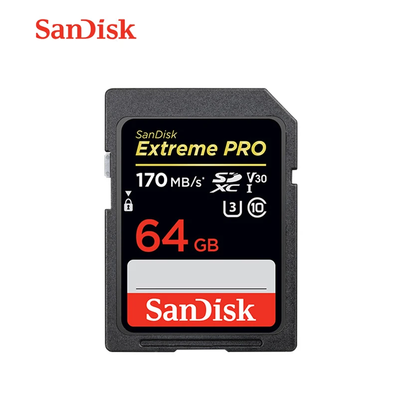 Sandisk Экстремальный Pro Sdhc Sdxc Uhs-i карта 512 ГБ 256 ГБ 128 Гб 64 Гб SD флэш-карта памяти карты для камеры бизнес высокоскоростная карта