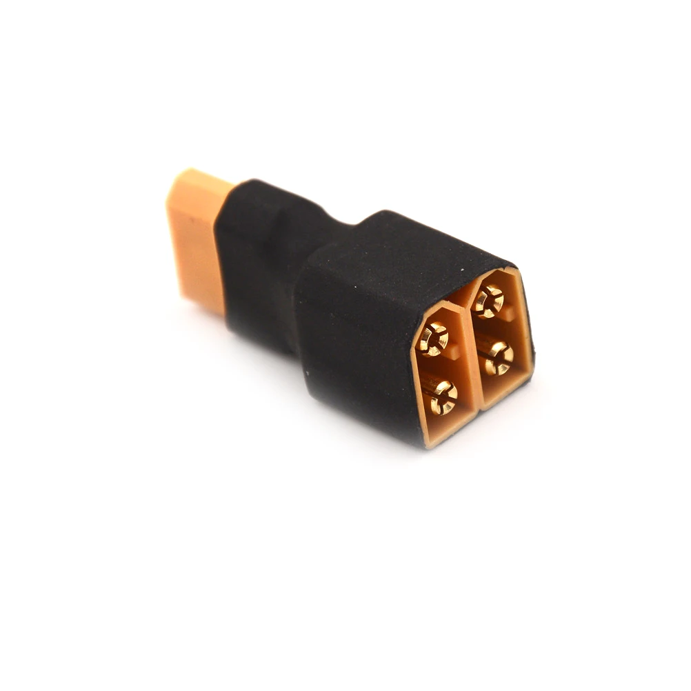 

RC XT60 1 Female To 2 Male Plug Lipo Battery Connector Parallel Type Adapter