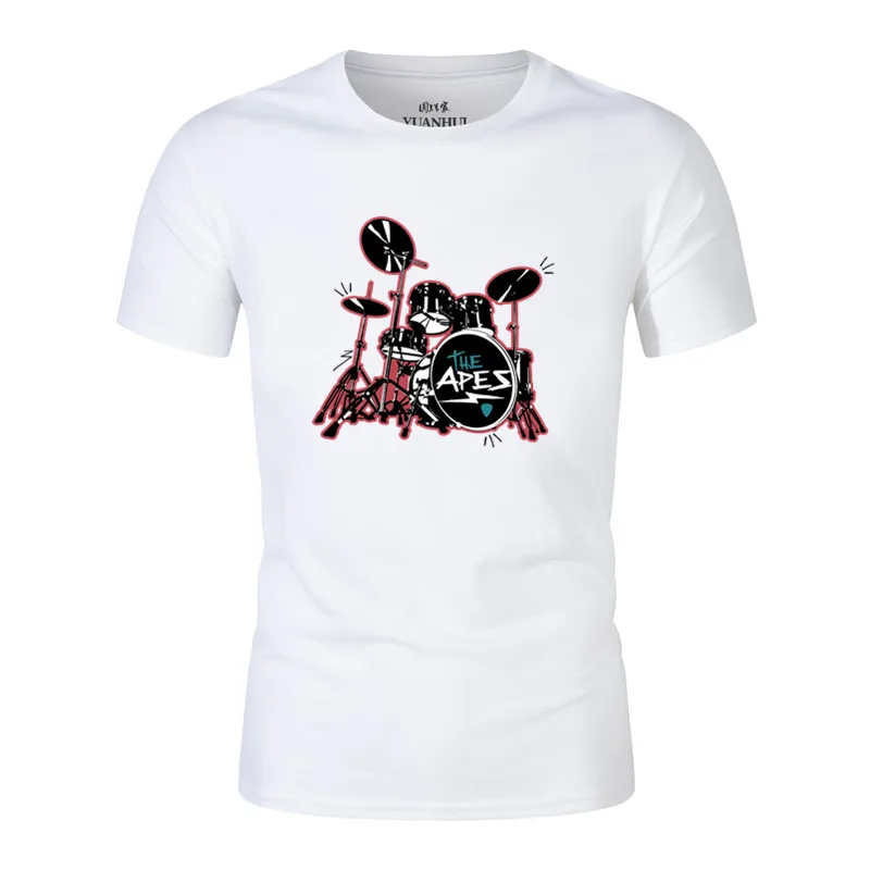 New Drummer Drum Kit Adults T Shirt Men Funny Tshirt Man Clothing Short Sleeve Camisetas T-shirt men t shirt O-Neck | Мужская одежда