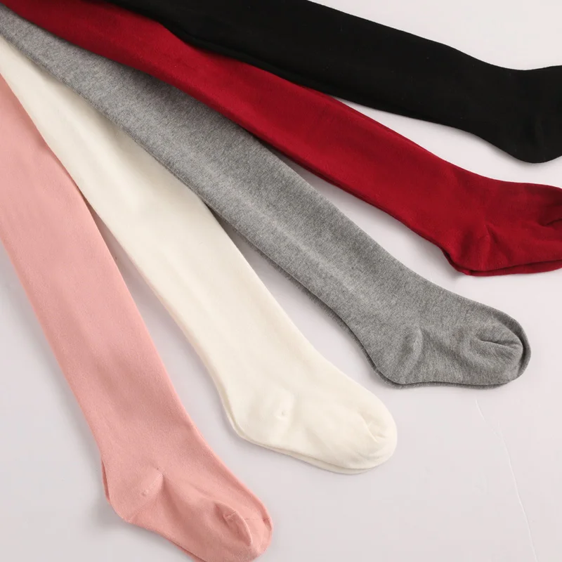 

Girls Pantyhose Thickened Long Tights White Dance Tights Children Pantyhose Autumn And Winter Pantyhose Hick Cotton Kids Meia