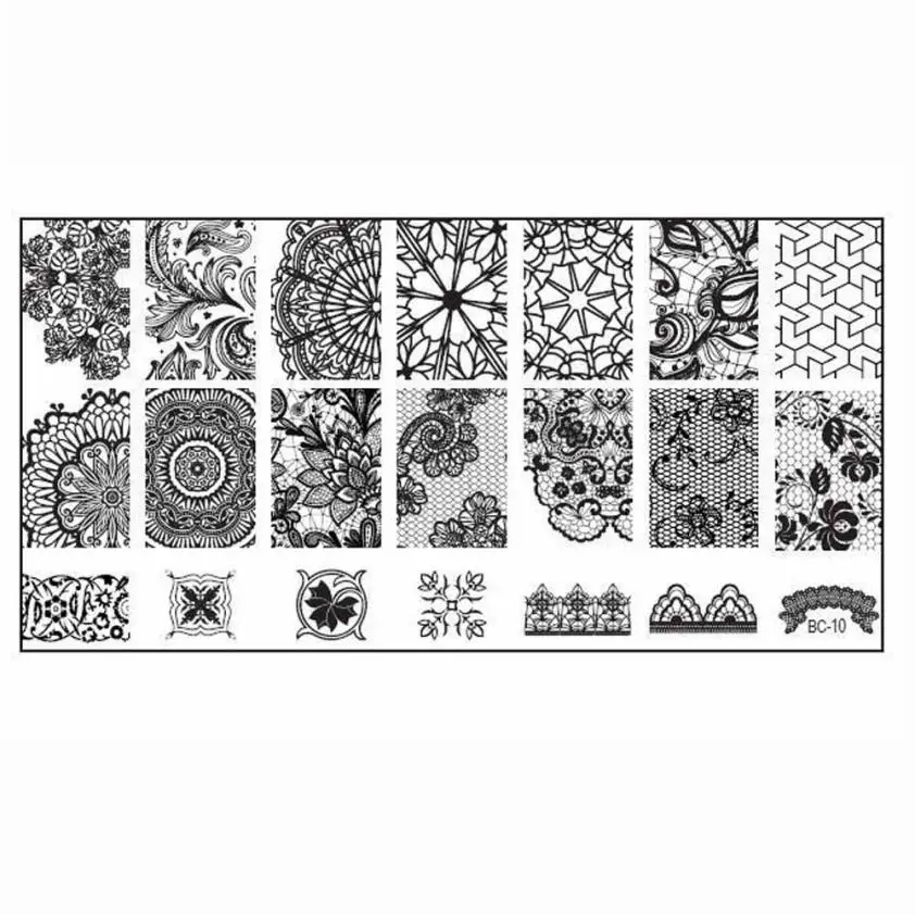

2016 The image is transferred on your nail 1PC Women Nail Art DIY Nail Stamp Stamping Image Plate Print Nail Art Template Anne