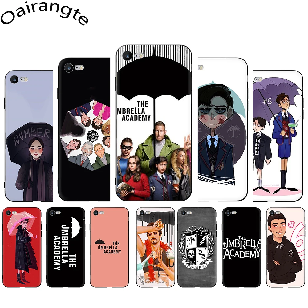 New TV The Umbrella Academy Soft Phone Cover Case for iphone 12 Mini SE 2020 5 5S 6 6S Plus 7 8 X XR XS 11 Pro Max | Мобильные