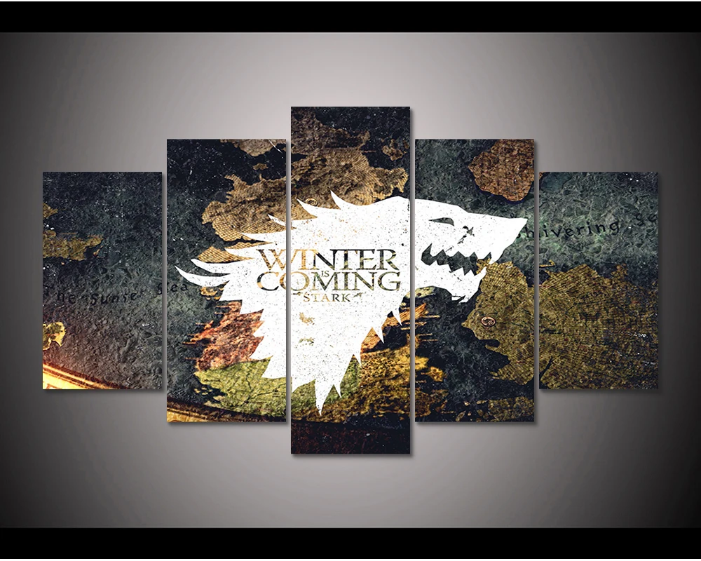 HD Print Game Of Thrones winter is coming canvas wall art Painting home
