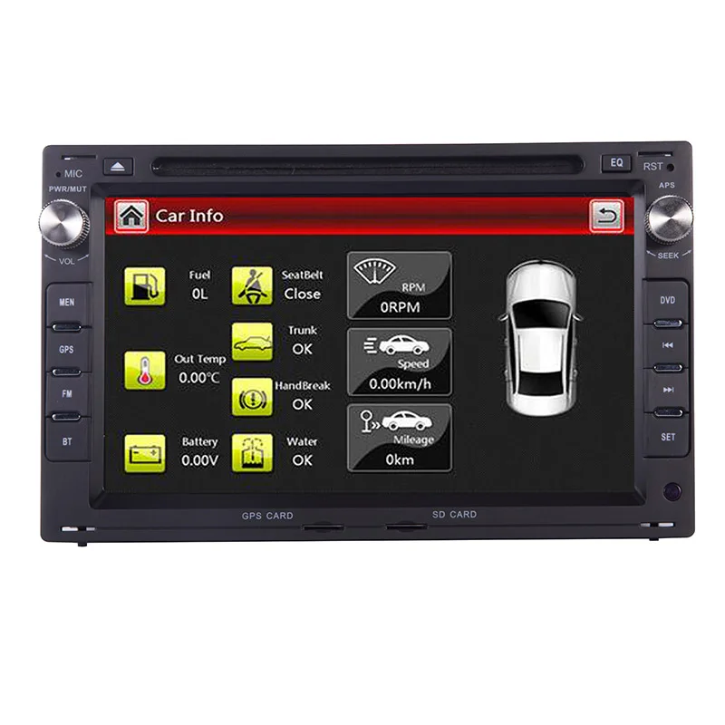 Perfect 7"Touch Screen Car DVD Player for VW Golf4 T4 Passat B5 Sharan with 3G GPS Bluetooth Radio Canbus SD USB Free Camera+8GB Map 1