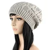 Sell Like Hot Cakes Fashion Caps Warm Autumn Winter Knitted Hats For Women Stripes Double-deck Skullies Men's Beanies 6 Colors 2