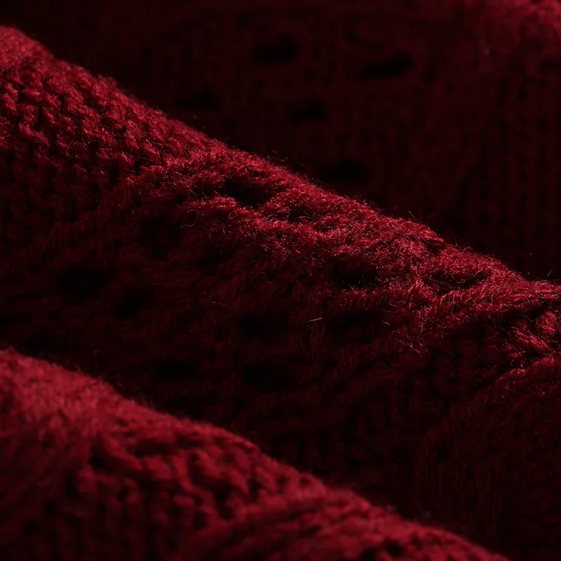 Женский Осенний плащ-накидка, свитера, свободные пончо с рукавом до локтя, вязаный пуловер с вырезами, женское элегантное однотонное теплое пальто