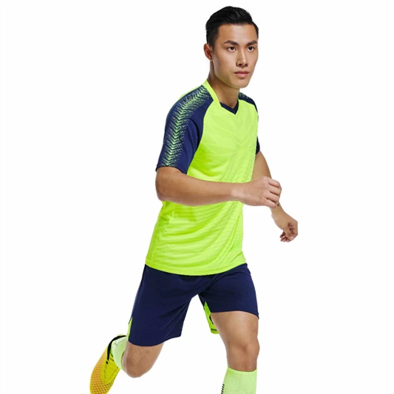 ZMSM детские футбольные майки для взрослых, комплект мужской детской футбольной формы, тренировочный костюм с коротким рукавом и v-образным вырезом, спортивная одежда с принтом MB8601
