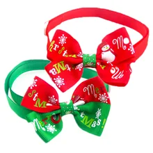 Hot Sales Cats Dog Tie Wedding Accessories Dogs Bowtie Collar Holiday Decoration Christmas Grooming Pet Supplies