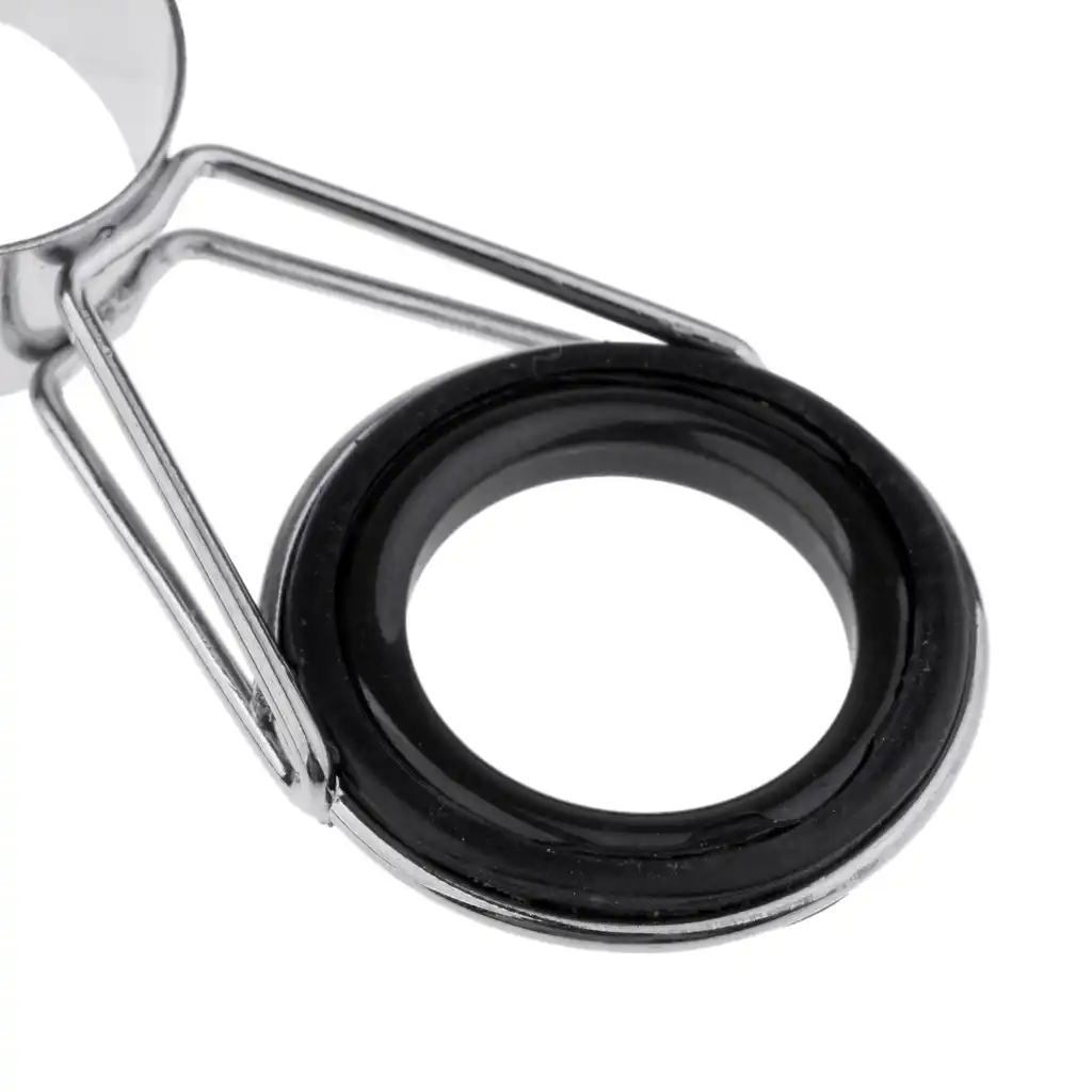Details about / 7Pcs Fishing Rod Guide Ceramic Ring Telescopic Surf Casting Fishing Rod Tips