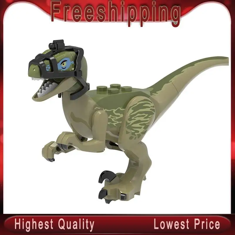 

Single Sale Building Blocks Figures Jurassic World Dinosaurs Dilophosaurus Velociraptor Pteranodon Gift Toys For Kids XH1148