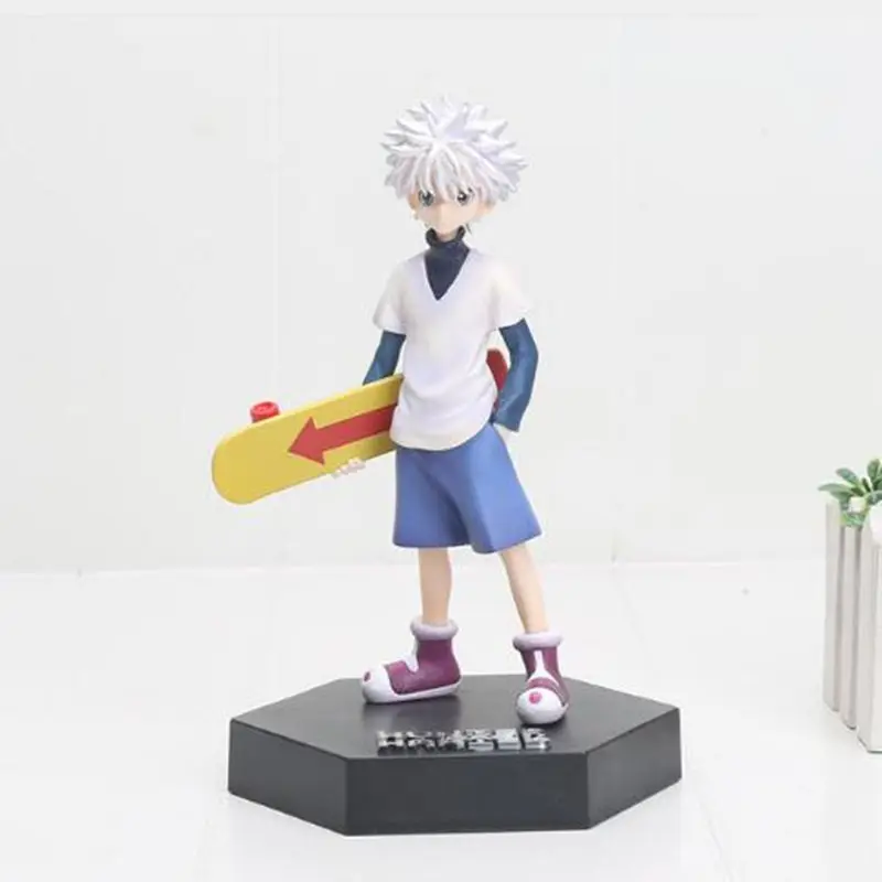 Японские Аниме Охотник х Фигурки игрушки Гон Freecss Killua Zoldyck Kulolo lushilufelu Irumi Zorudikku ПВХ