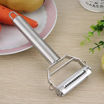 

1PCS Multifunction Stainless Steel Julienne Peeler Vegetable Peeler Double Planing Grater Kitchen Accessories Cooking Tools