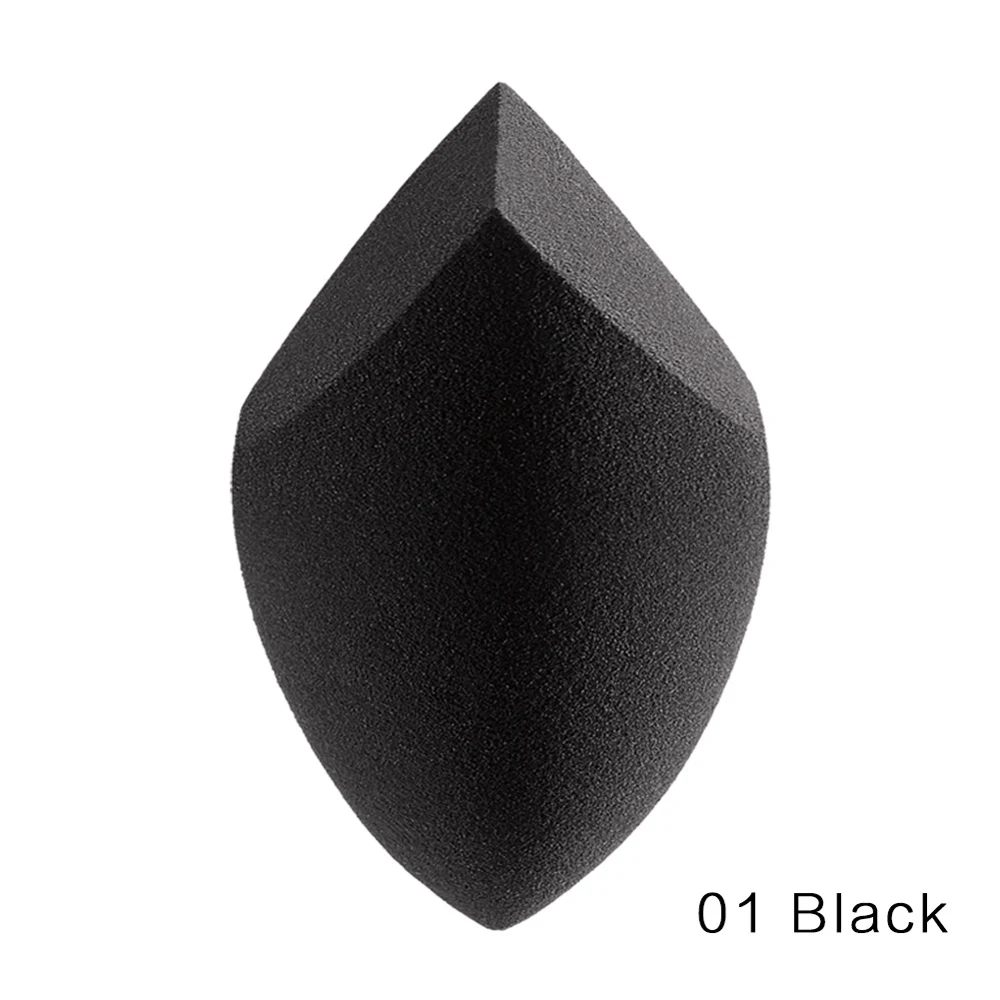 01 Black Sace Lady косметический спонж для сухого влажного использования, губка для макияжа, профессиональный макияж для тонального крема, консилер, капля воды, брендовая губка - Цвет: 01 Black
